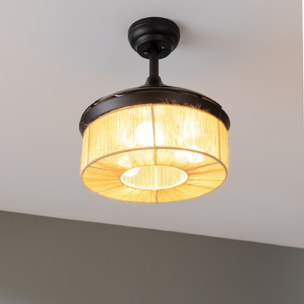 Cecotec Ventilatore da soffitto con luce EnergySilence Aero 3600 Invisible Natur