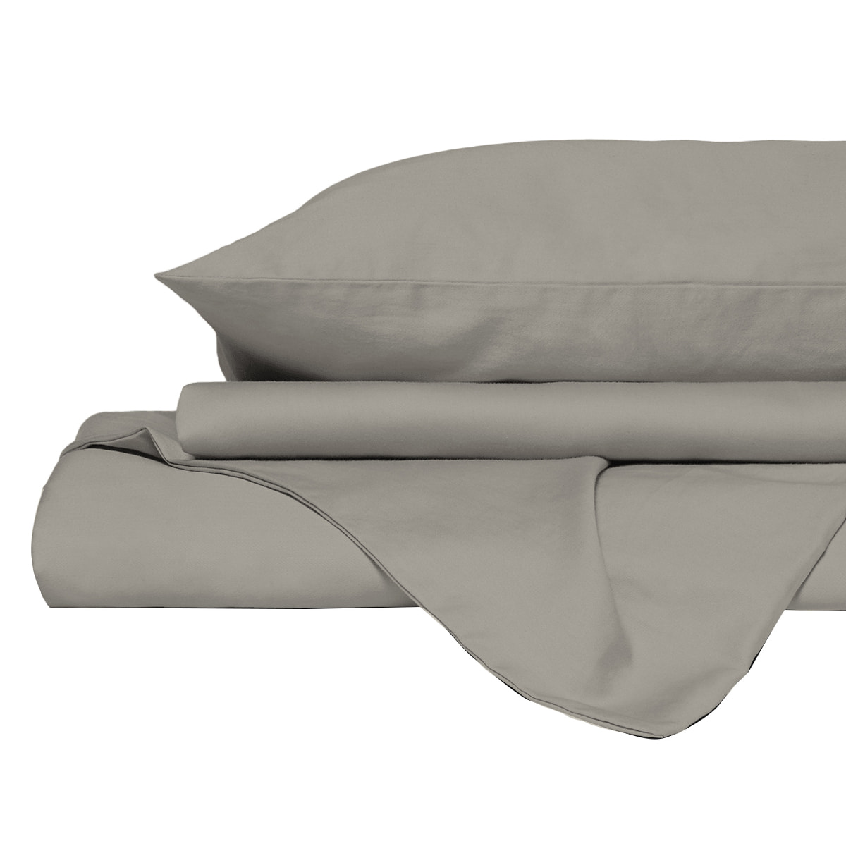 PARURE COPRIPIUMINO ELEGANT MADE IN ITALY MICROFIBRA- GRIGIO MATRIMONIALE