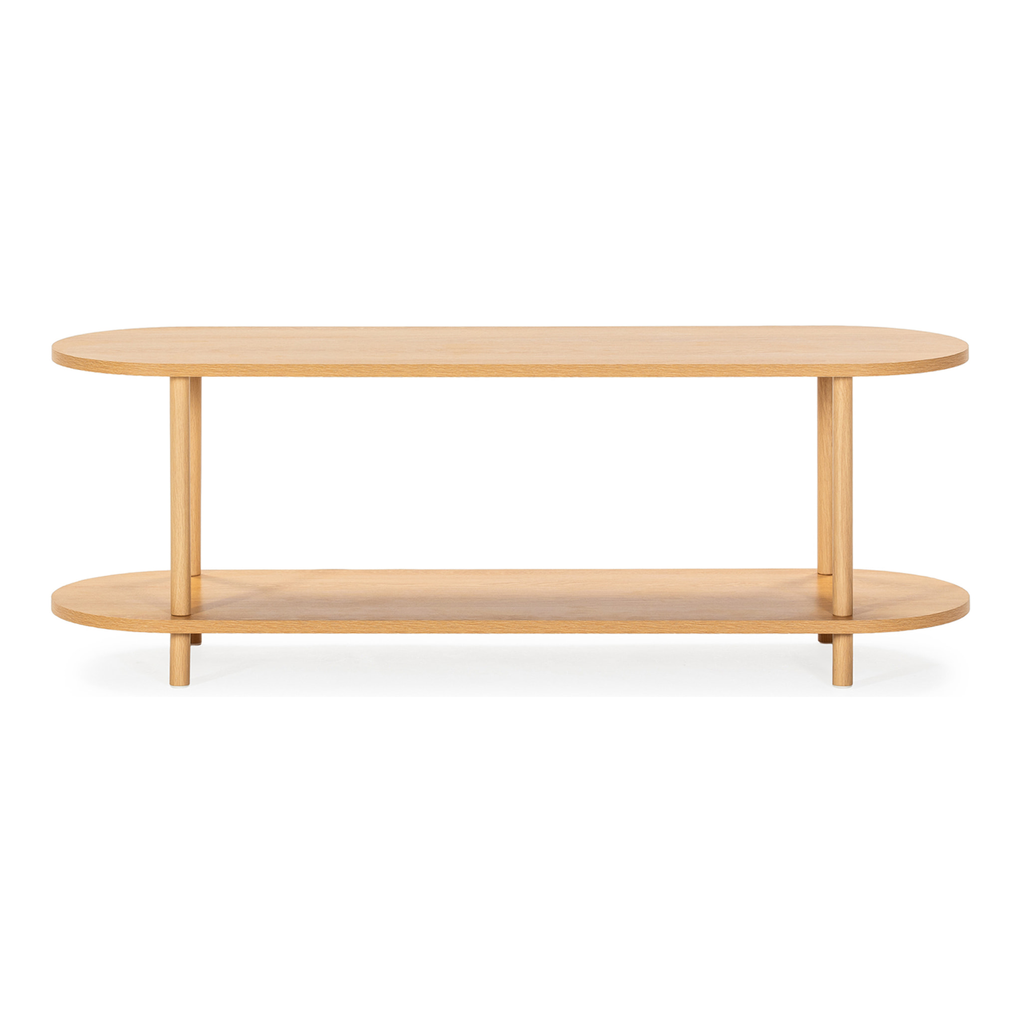 Mueble tv Montana 2 estantes efecto Roble