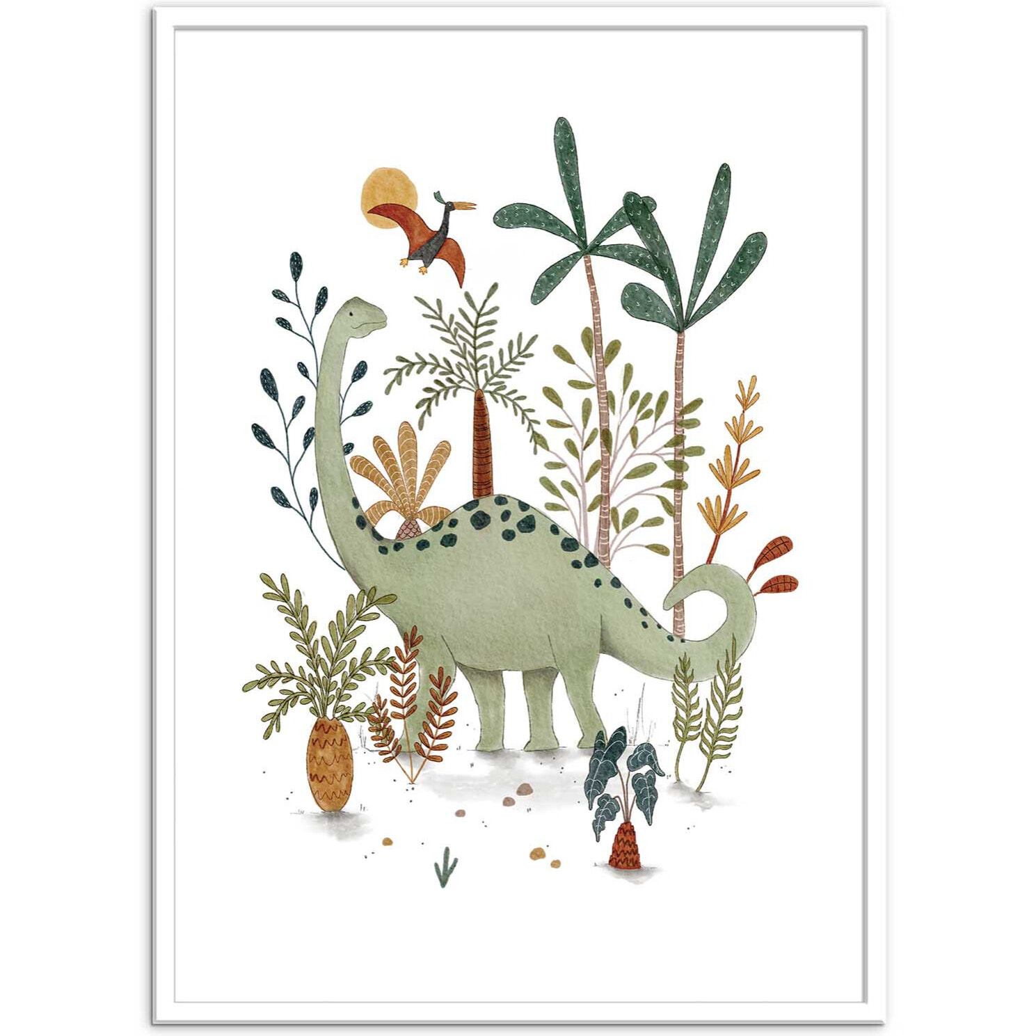 Affiche - Brachiosaurus - Urchin Bay