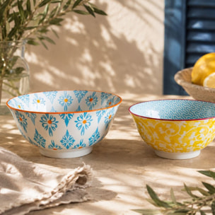 Lot de 6 grands bols design 1, SABAE
