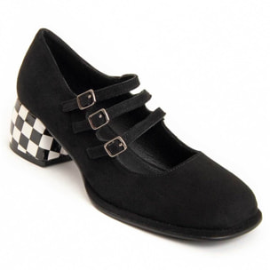 Zapato De Tacón - Negro - Altura: 5 Cm