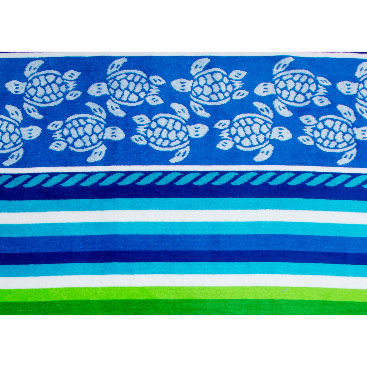 Telo Mare Spugna Jacquard Spiaggia Disegno Modica