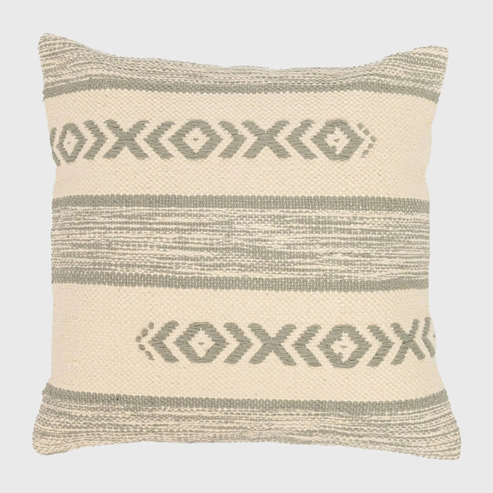 Cojín cuadrante algodón Burton 45x45 - funda + relleno