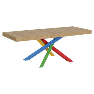 Table extensible 90x180/284 cm Volantis Premium Chêne Nature cadre 4/B