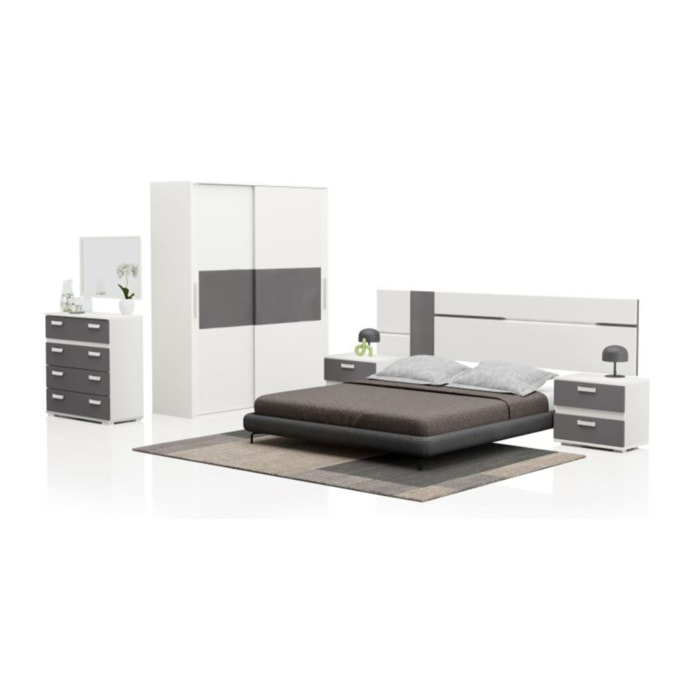 Dormitorio Ataneq Air 4C Plus Blanco - Grafito