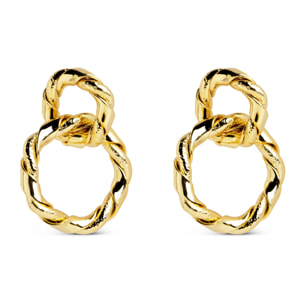 Pendientes Sister Twine Baño Oro