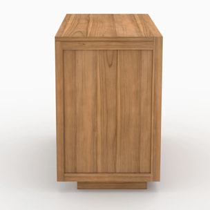 Meuble de salle de bain en bois de teck 110 cm - Pernelle