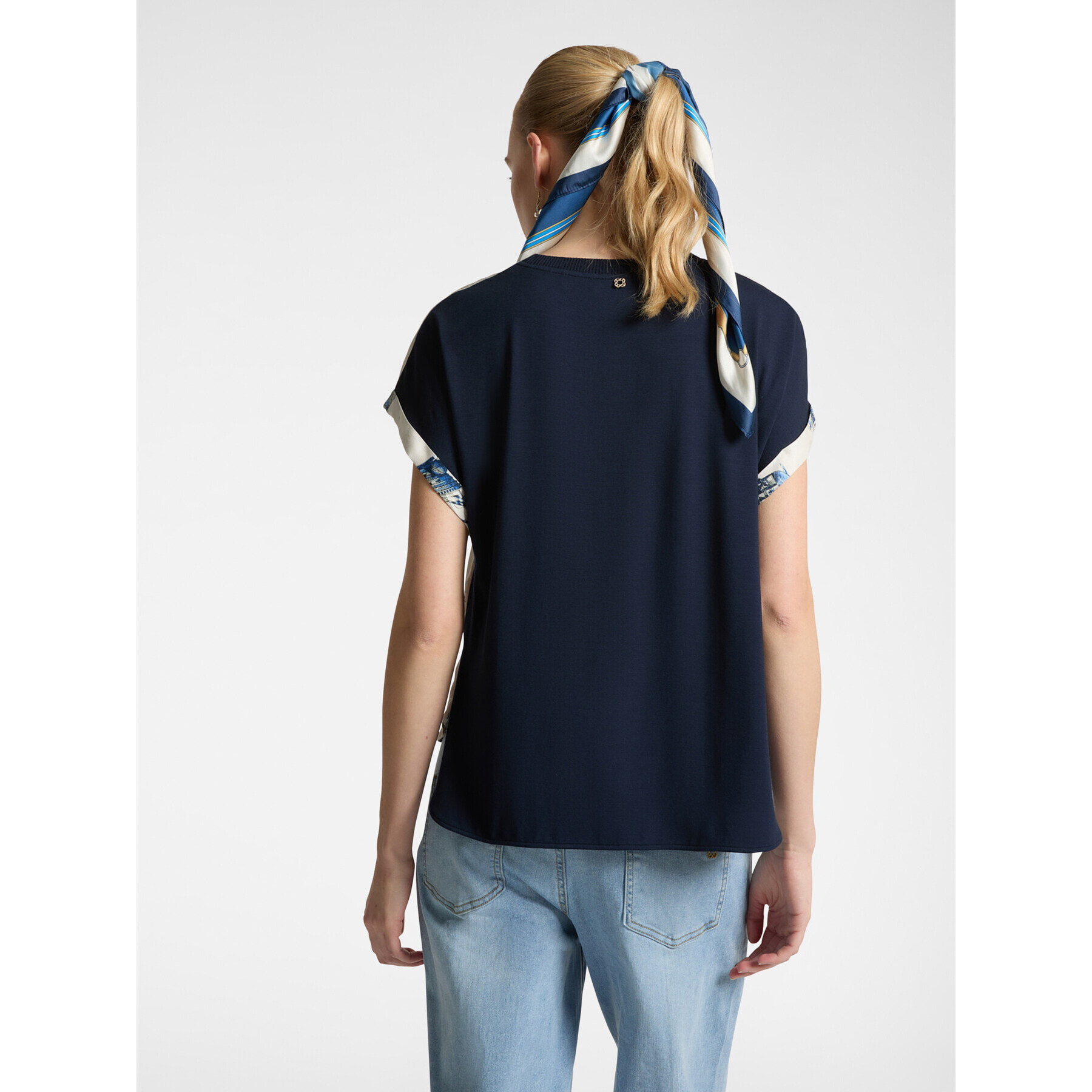 Elena Mirò - Camiseta con estampado de barcos - Blanco