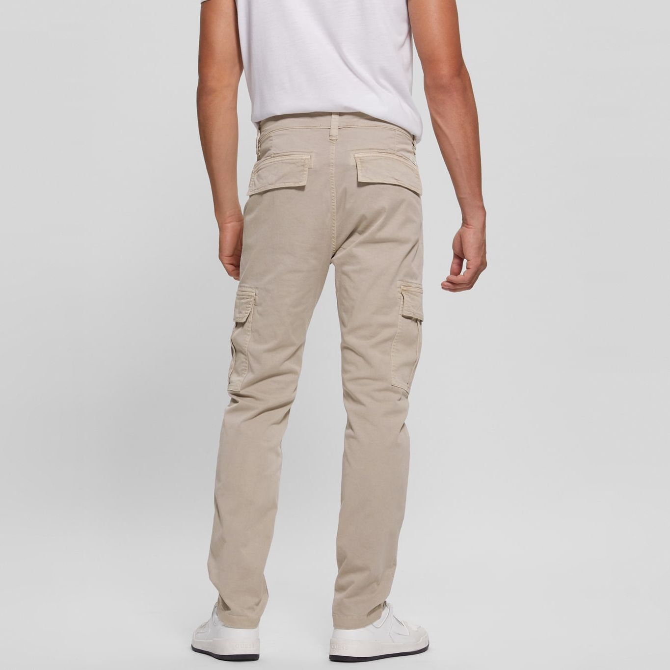 Pantalon Lonta - inspiration cargo - coton - beige