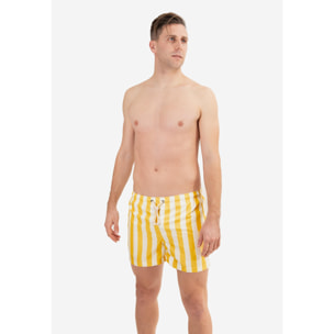 Costume da Bagno Gassa d'Amante Giallo e Bianco