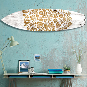 Planche de surf décorative fleurs Tableau alu Dibond