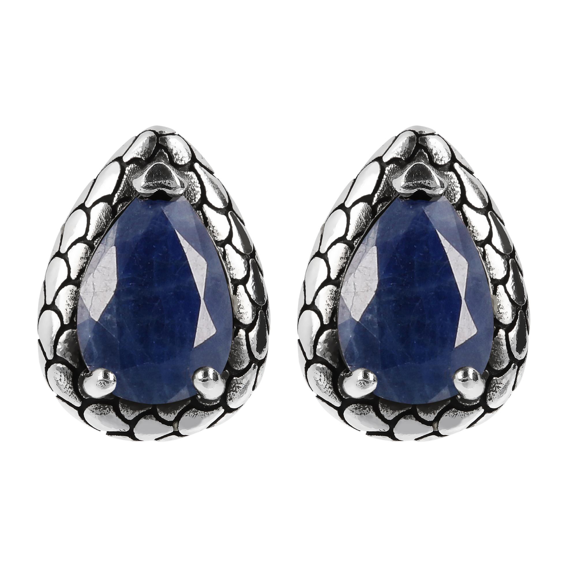 LOKILOKI Orecchini A Lobo In Argento 925 Con Zirconi Verdi A Goccia - Gioiello Moda Dinosauro Per Donna