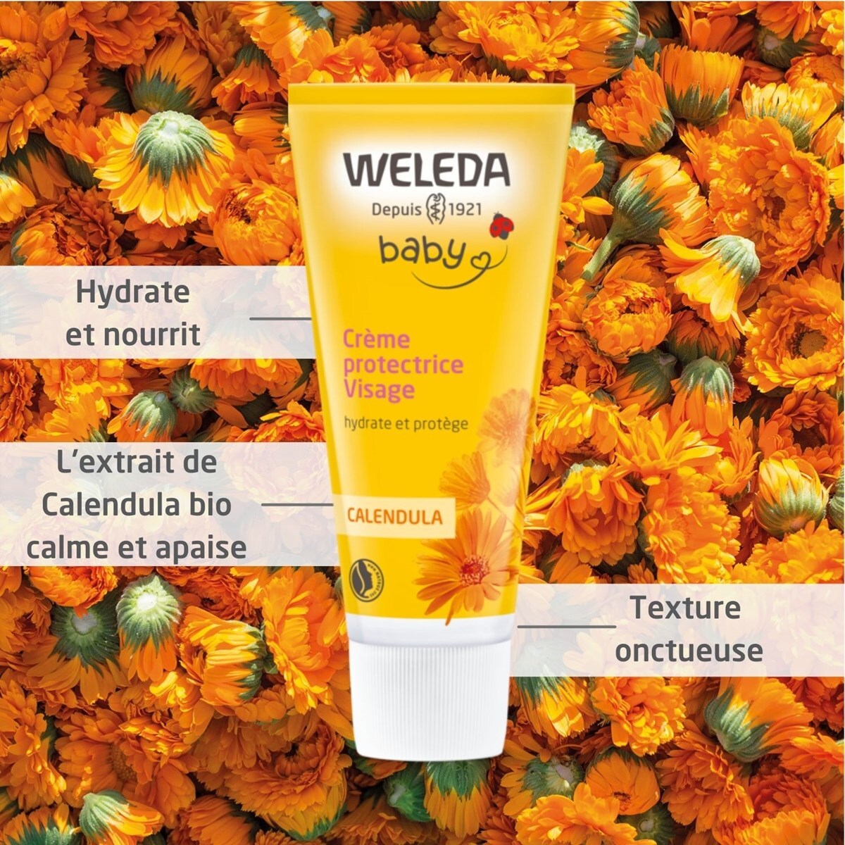 WELEDA -  Coffret Bébé 4 Produits + Cape de Bain 2024