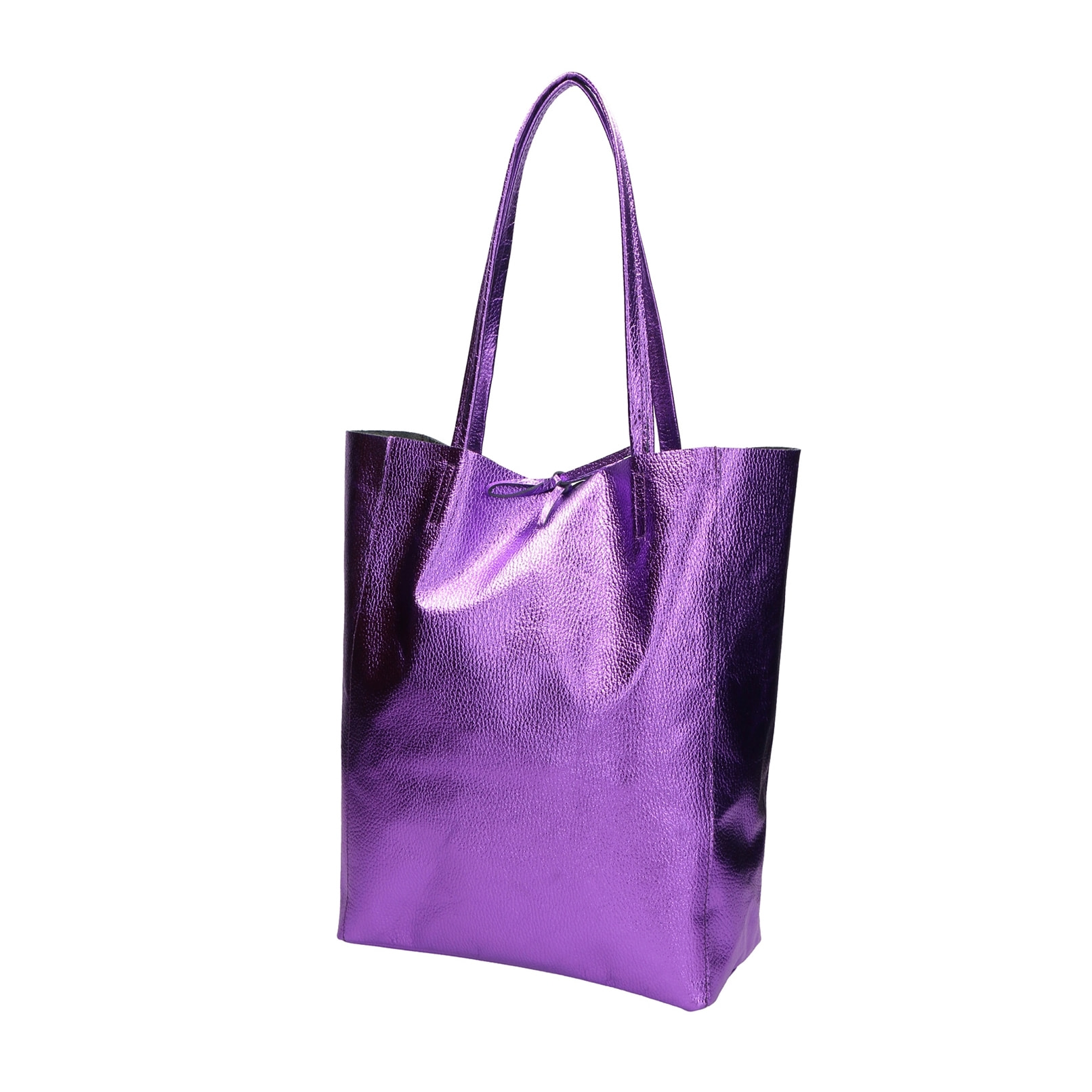 Borsa Shopper da donna In Vera pelle Made in Italy 40x36x11 cm