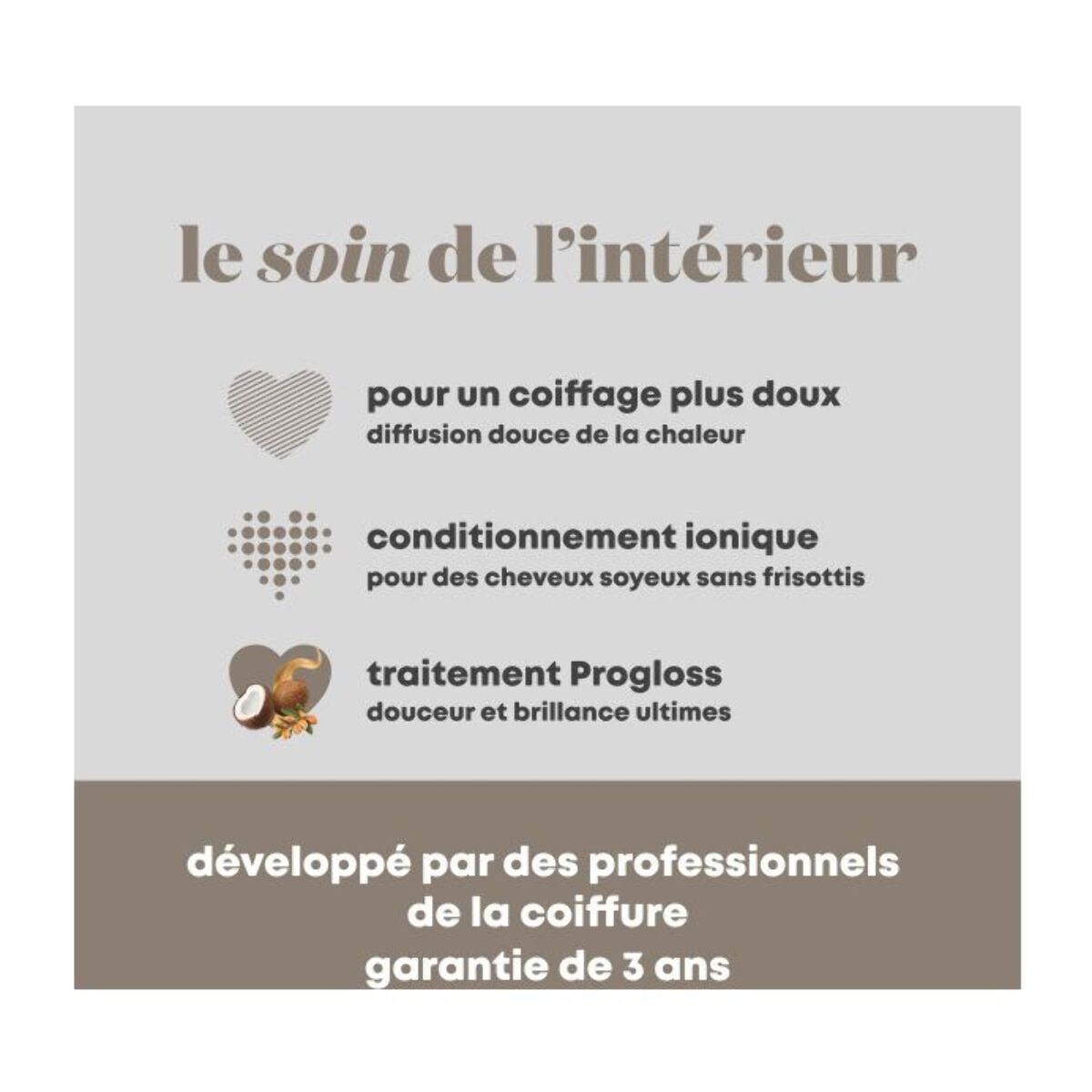 Brosse chauffante REVAMP Volume et Vagues Progloss 40mm Or