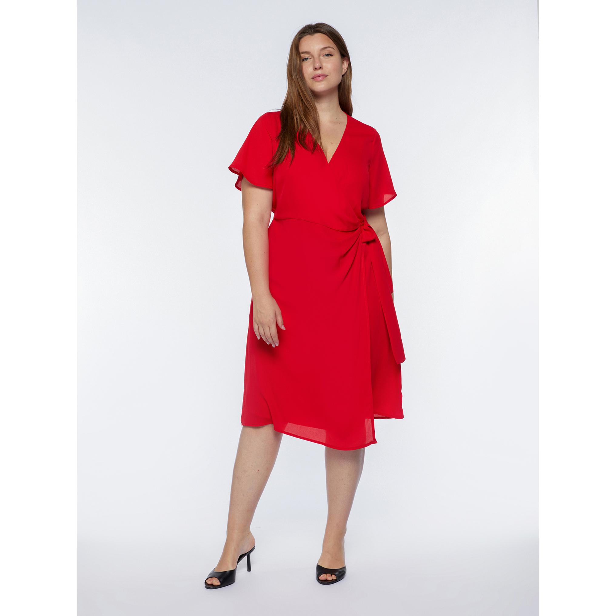 Fiorella Rubino - Wrap dress rosso - Rosso