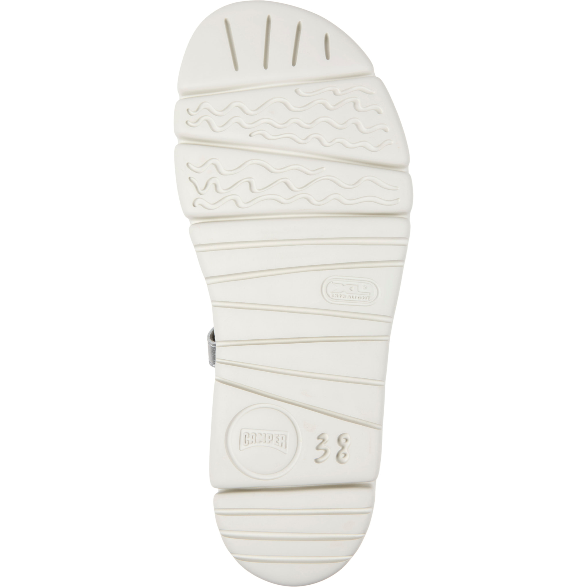 Sandalias - CAMPER Oruga Sandal - Gris - Cuero liso