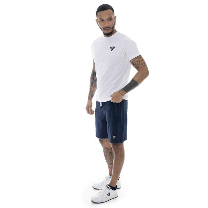 Pantalón corto de hombre Leone Patch de algodón sin perchar