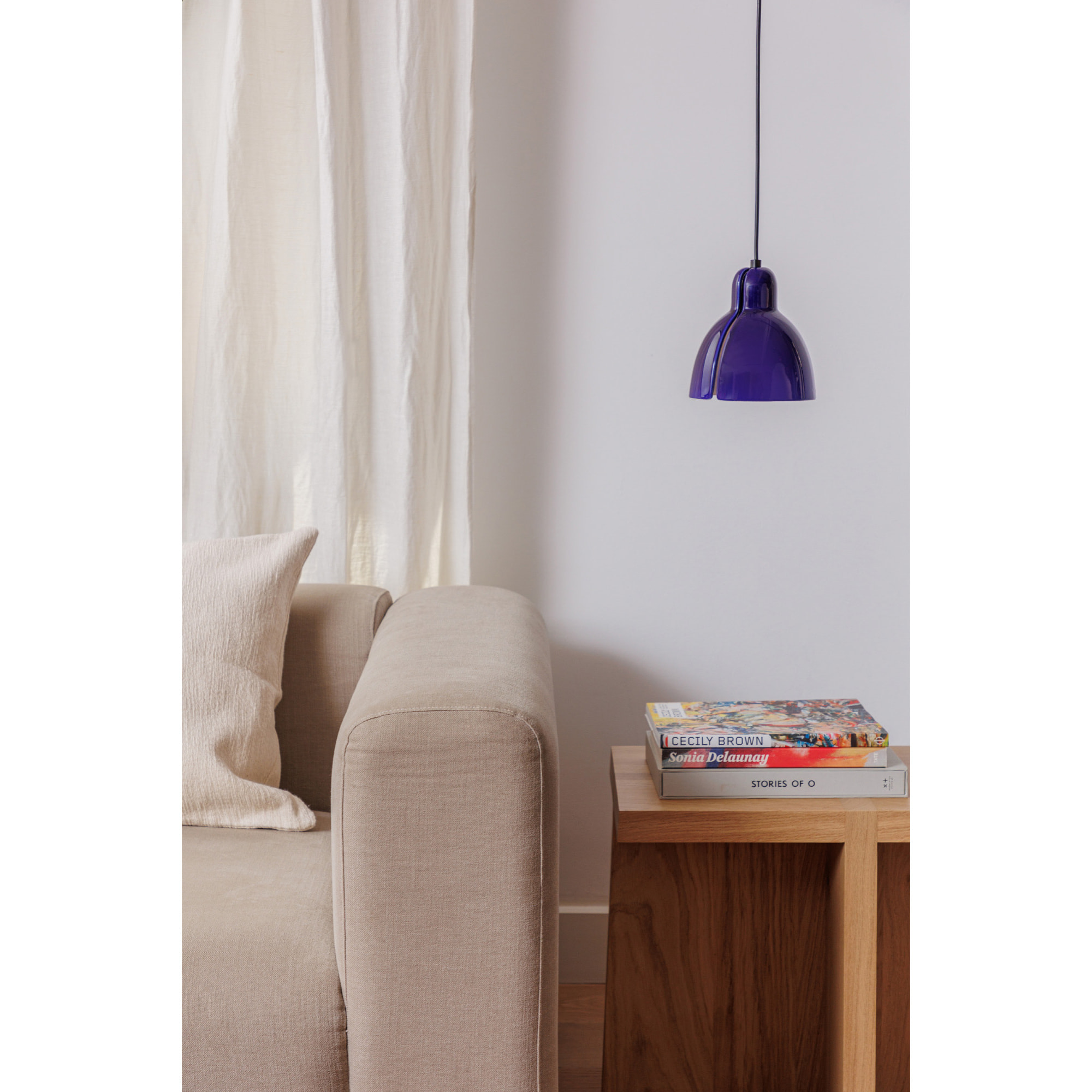 VENICE Lampe suspension bleu cobalt