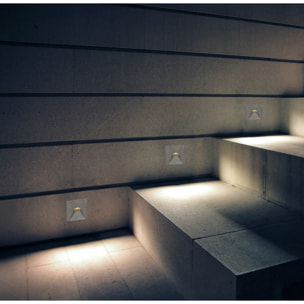 Forlight EMPOTRABLE DE PARED IP65 TAKE LED 1.9 BLANCO CÁLIDO - 3000K ON-OFF CEMENTO 135