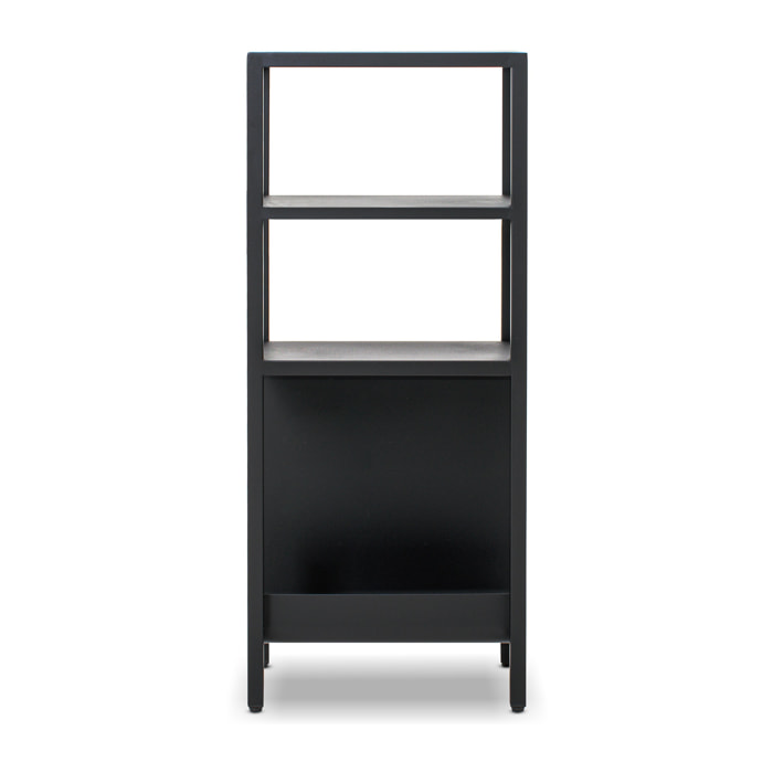 Bandha - Scaffale in metallo con 4 ripiani 85x35x20 cm