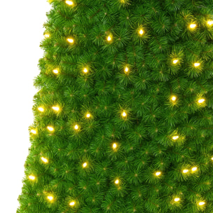 Sugarplum - Albero di Natale a Cono con 400 Luci LED in PVC Ø60x180H cm