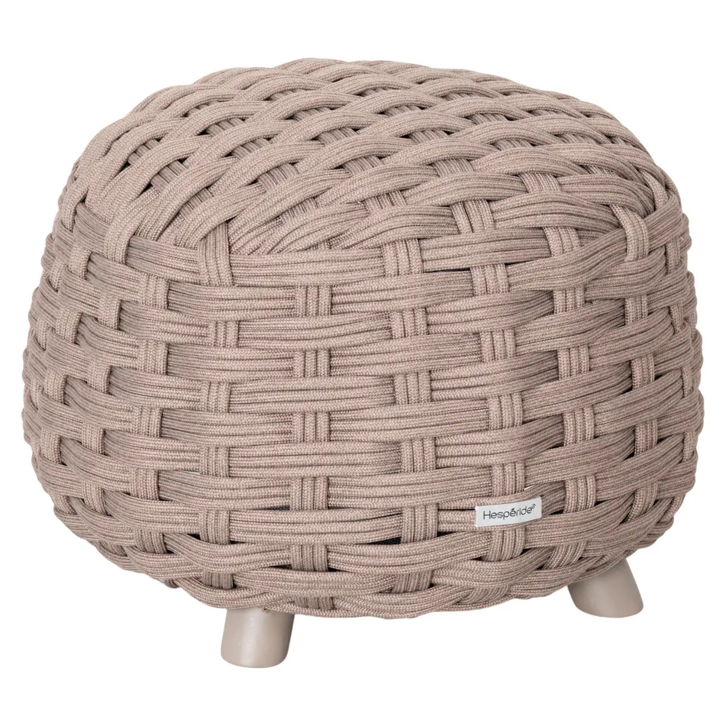 Pouf de jardin Obbae café