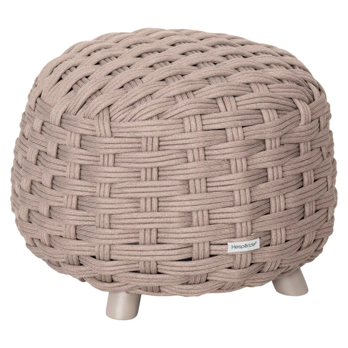 Pouf de jardin Obbae café