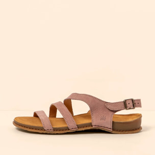 Sandalias N5811 NOBUCK LAVADO MALVA/PANGLAO color Malva