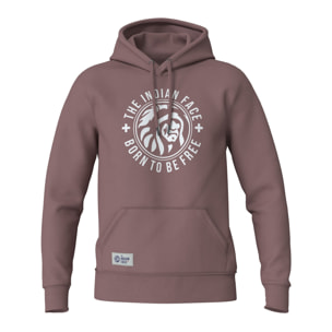 Sudaderas con y sin capucha para hombre, mujer y niño The Indian Face Iconic Marron