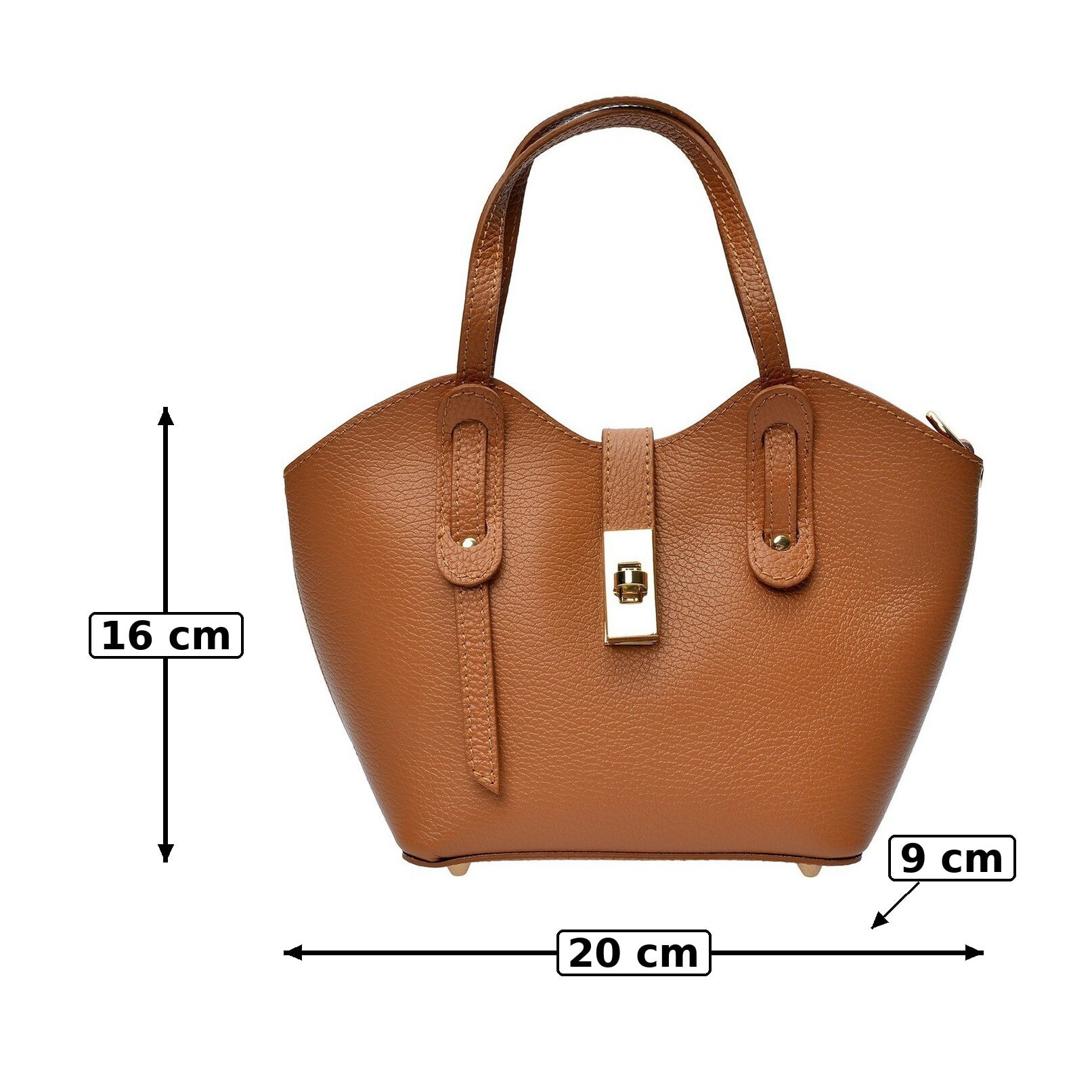 Tote Anna Luchini Cammello