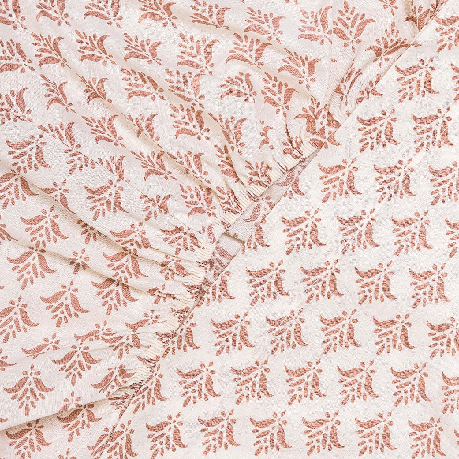 Set di lenzuola in cotone 100% morocco rosa keike