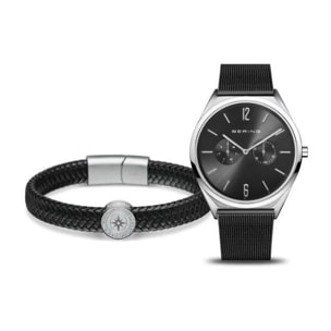 Reloj Bering 17140-102-GWP Hombre Analogico Cuarzo con Correa de Acero inoxidable