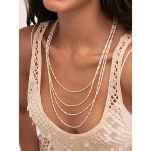 Collar Cleopatra Blanch Acero Baño Oro