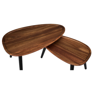 Table Gigogne Galet X2