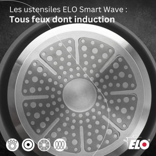Wok 24 cm antiadhésif sans PFAS Elo Smart Wave