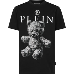 PHILIPP PLEIN Camiseta de cuello redondo y manga corta TEDDY