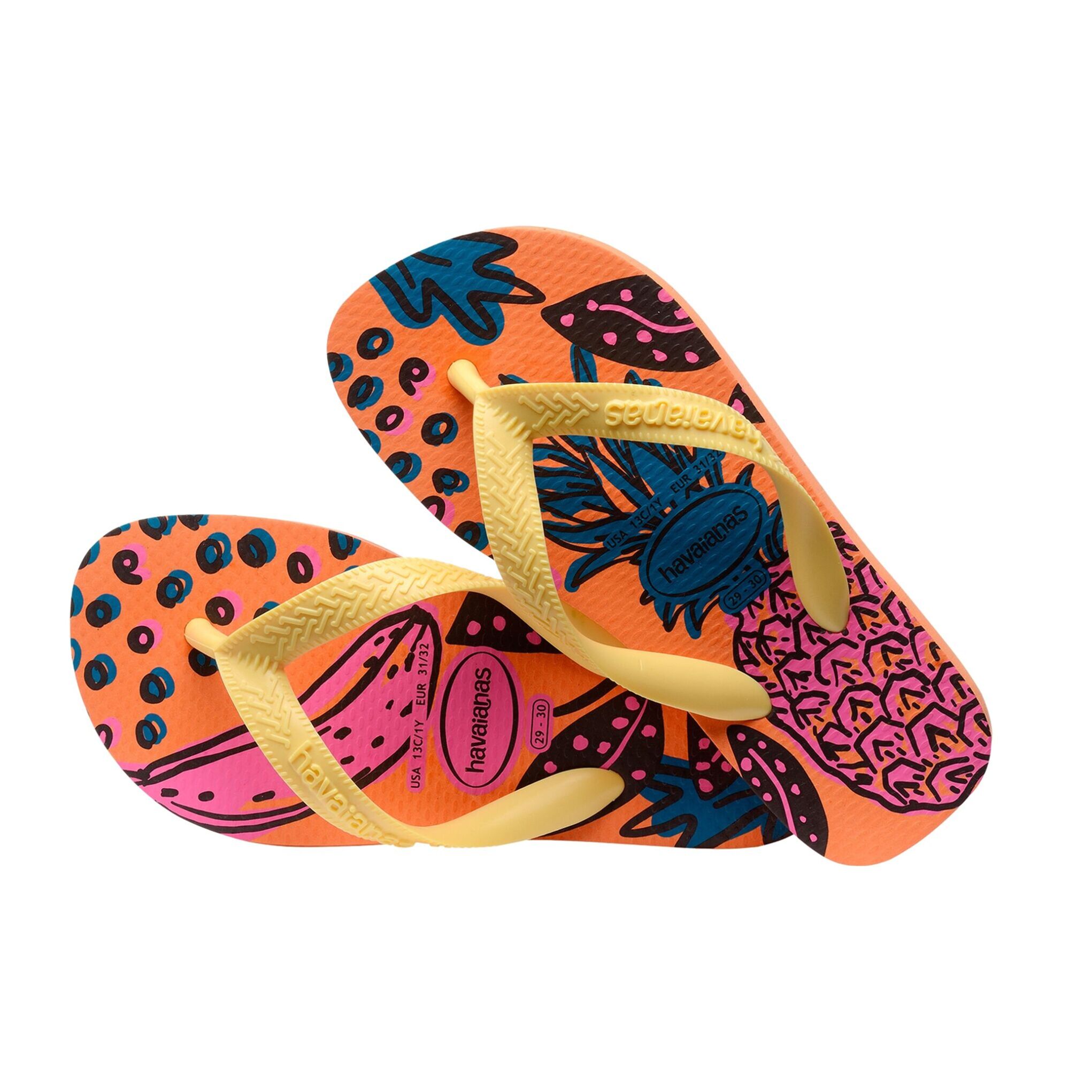 Infradito Havaianas Havaianas Kids Top Fashion Coral Spark Rosso