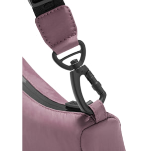Bolso Cruzado Round Nylon Rosa