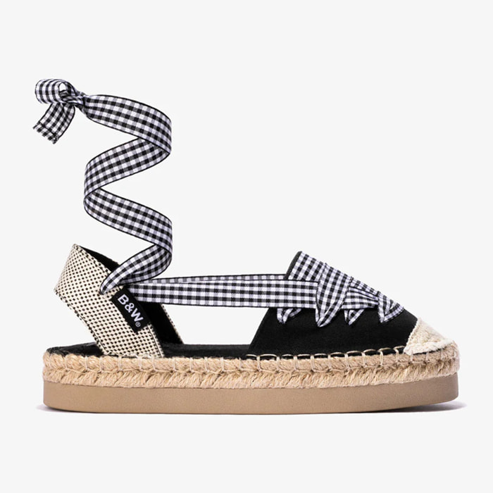 Espadrillas da ragazza B&W
