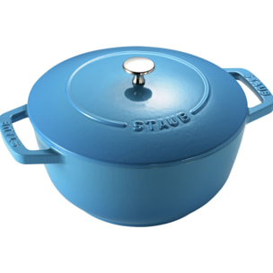 Cocotte en fonte, Bleu Glacier, 26 cm Staub