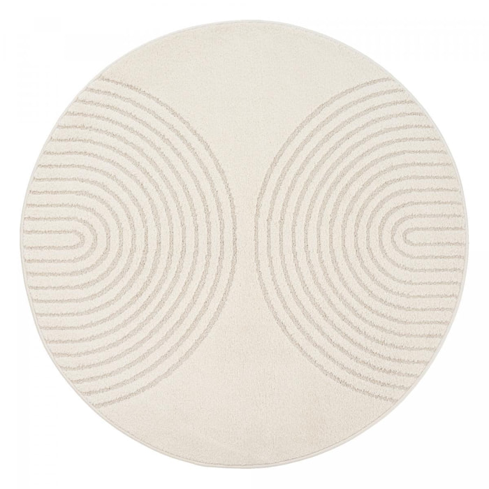 Tapis rond JOKO Tapis doux en relief