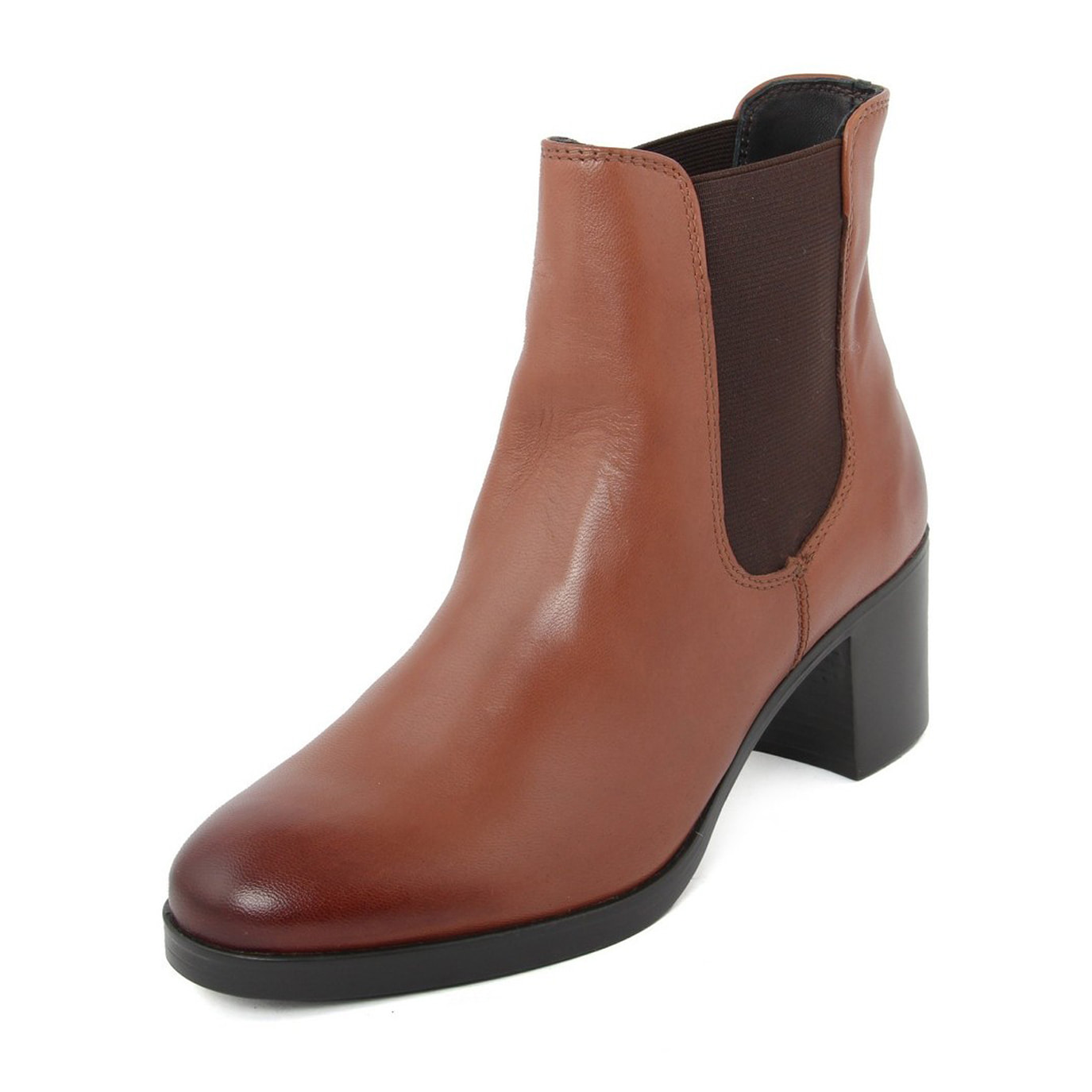 Stivaletti Donna colore Marrone-Altezza tacco:6cm