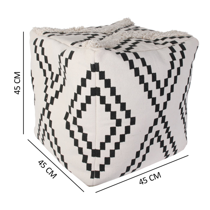 Pouf Berbere Mirage 45x45x45cm - Lot De 2