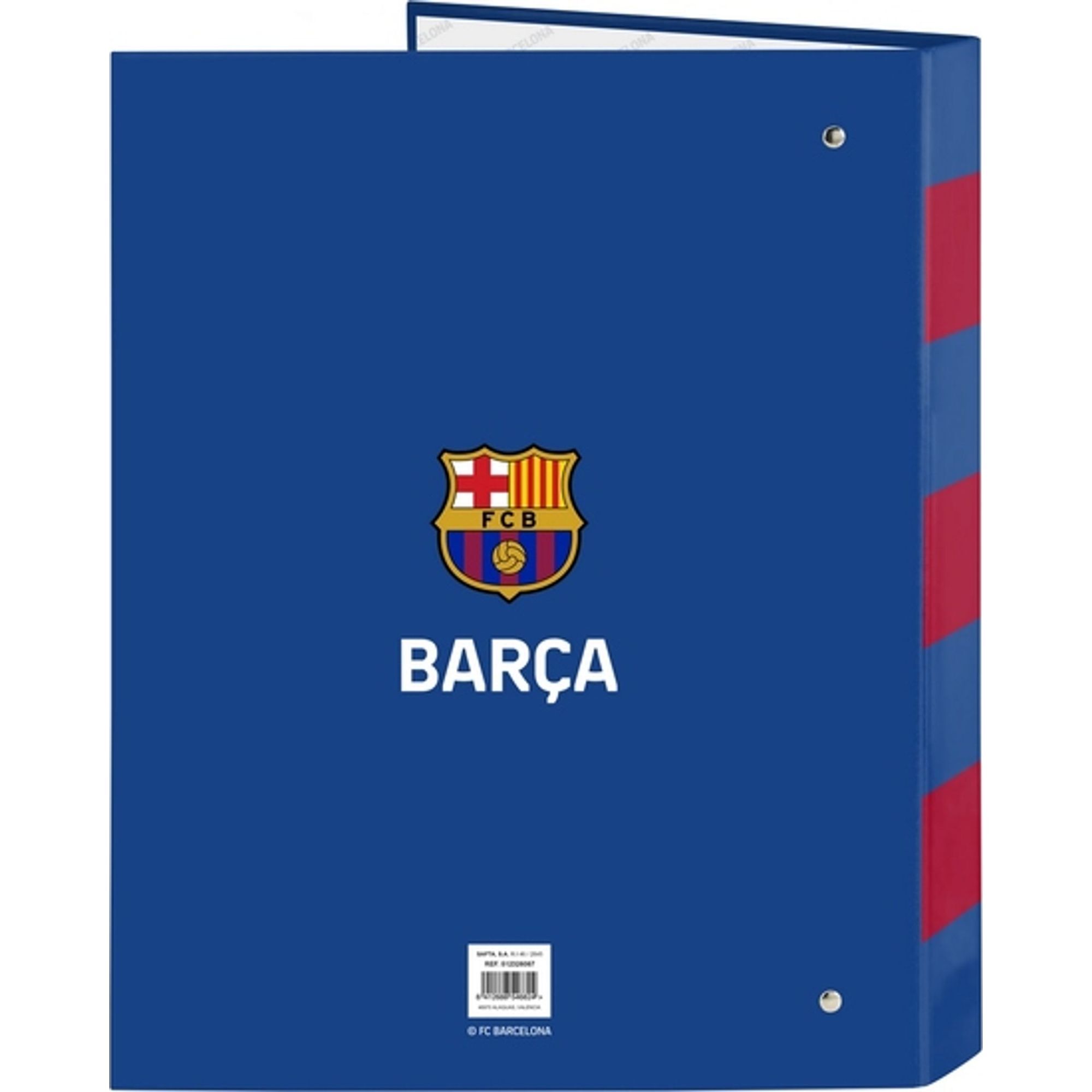 Carpeta folio 4 ani.mixtas f.c.barcelona 2ª equipacion
