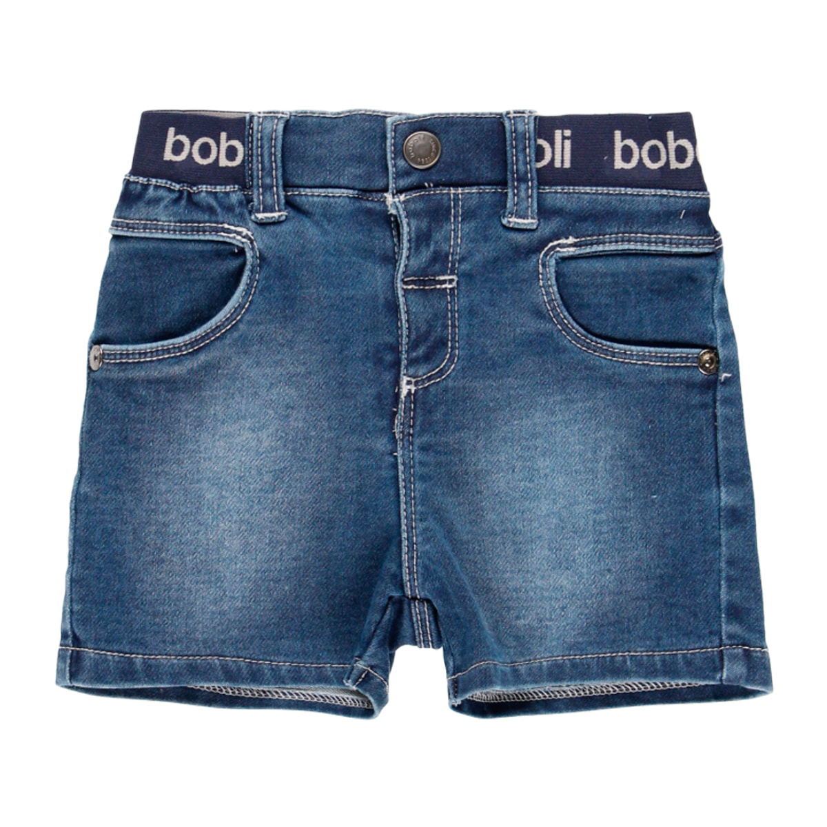 Bermudas denim punto de bebé niño