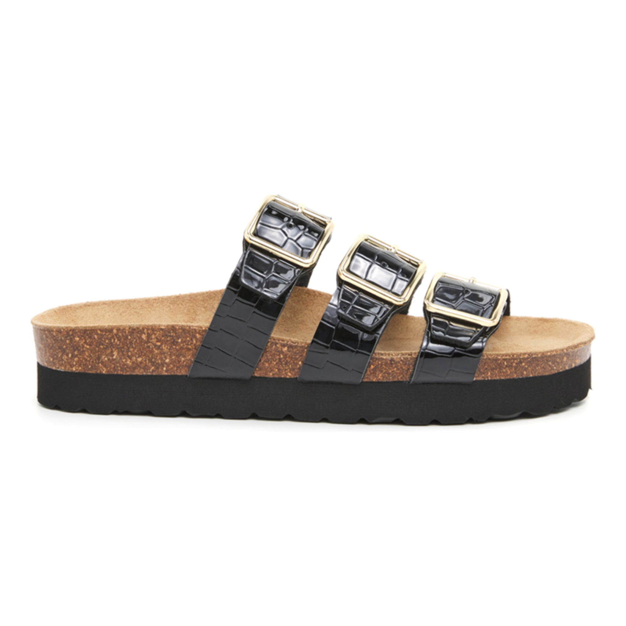 SANDALO CON ZEPPA BILLOWY NERO