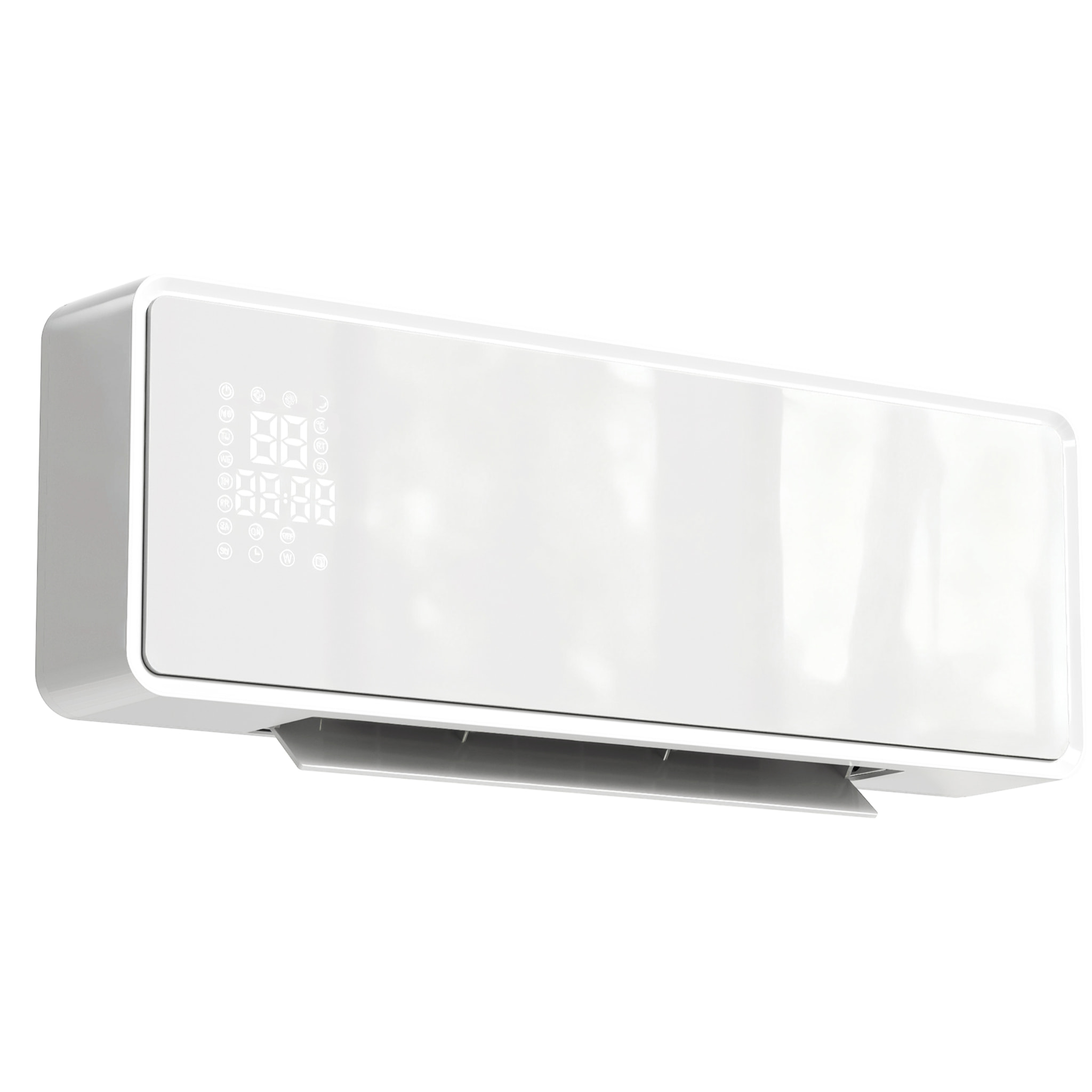 Chauffage soufflant mural 2000W chauffage céramique PTC radiateur réglable timer oscillant télécommande blanc