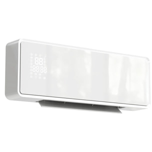 Chauffage soufflant mural 2000W chauffage céramique PTC radiateur réglable timer oscillant télécommande blanc